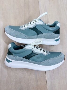 Aetrex Emily Orthopedic Arch Support Sneakers Mint Women's Size 8.5